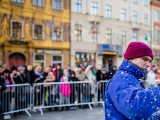 Wrocławska Królowa Śniegu - pokaz rzeźbienia w lodzie